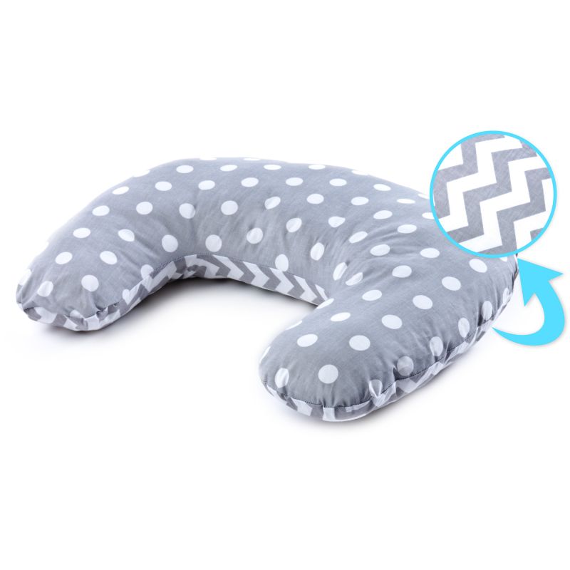 Almohada para lactancia - guisantes gris - imagen 2
