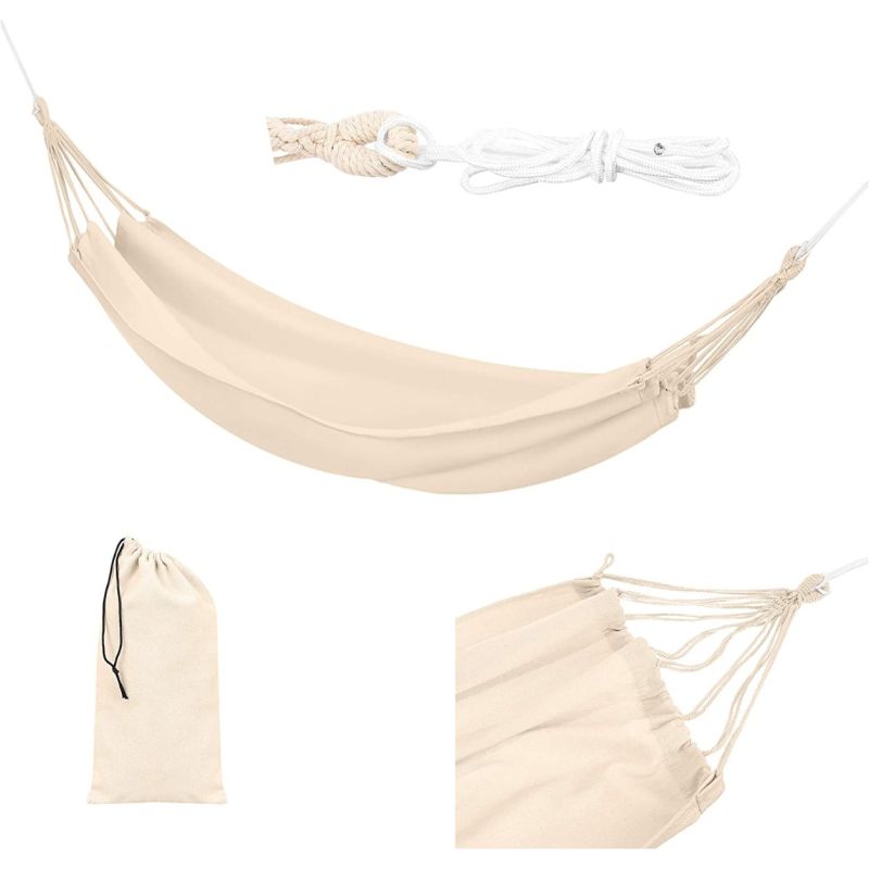 Hamaca Colgante color Crema 80 x 200 cm - imagen 7