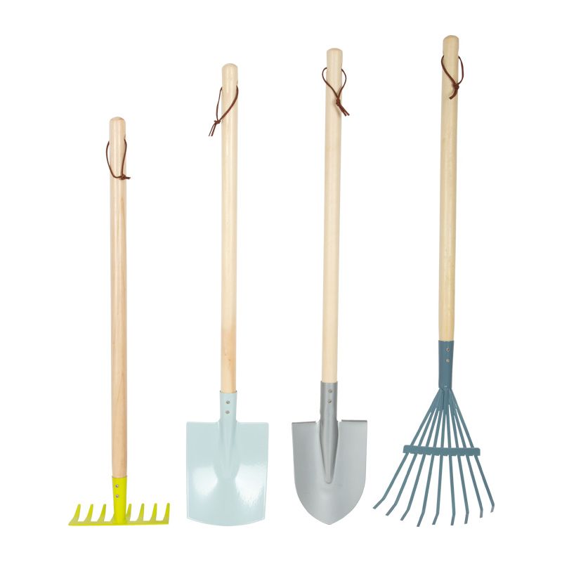 Set de 4 herramientas para jardín , Small Foot