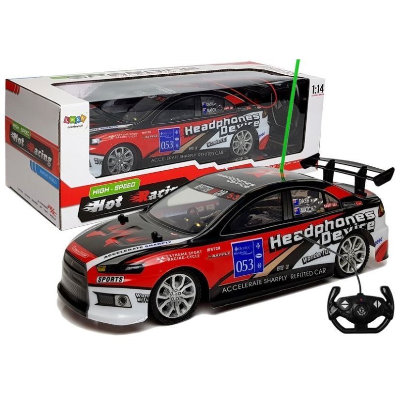 Coche de Carreras Control Remoto 27Mhz Rojo