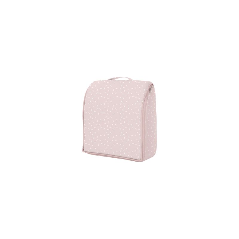 Cama portátil con espuma viscoelástica Kikkaboo Confetti Rosa