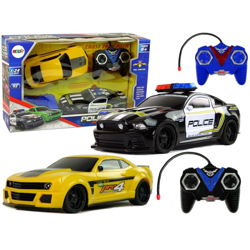 Coches R/C Persecución Policial Deportivos con Control Remoto