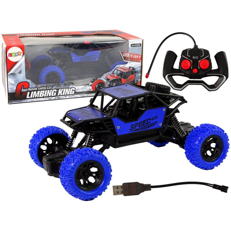 Coche de Control Remoto Todo Terreno R/C 1:18 Azul
