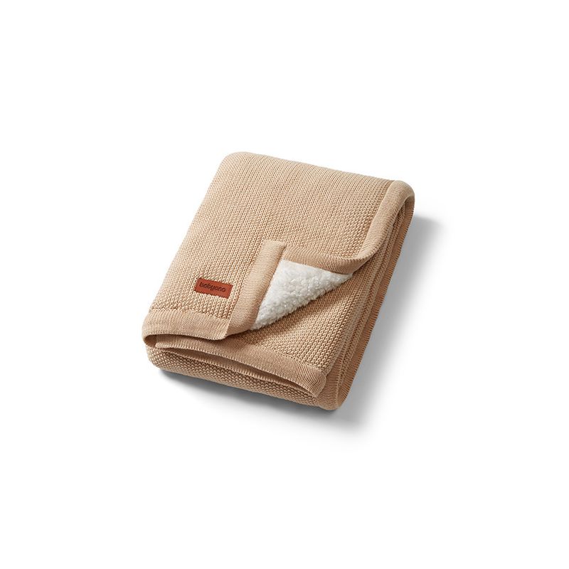 Manta de Algodón Aislante Beige Babyono para Bebés