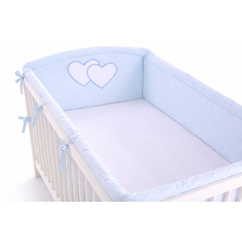 Protector de Cuna XXL My Sweet Baby - Corazones Azules
