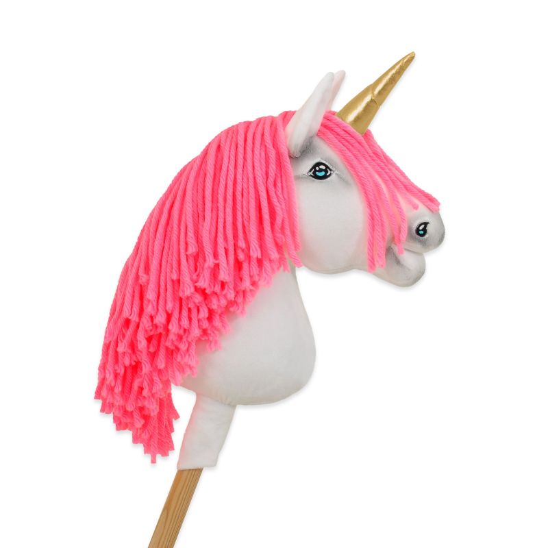 Unicornio de Juguete en Bastón My Sweet Baby - Blanco y Rosa