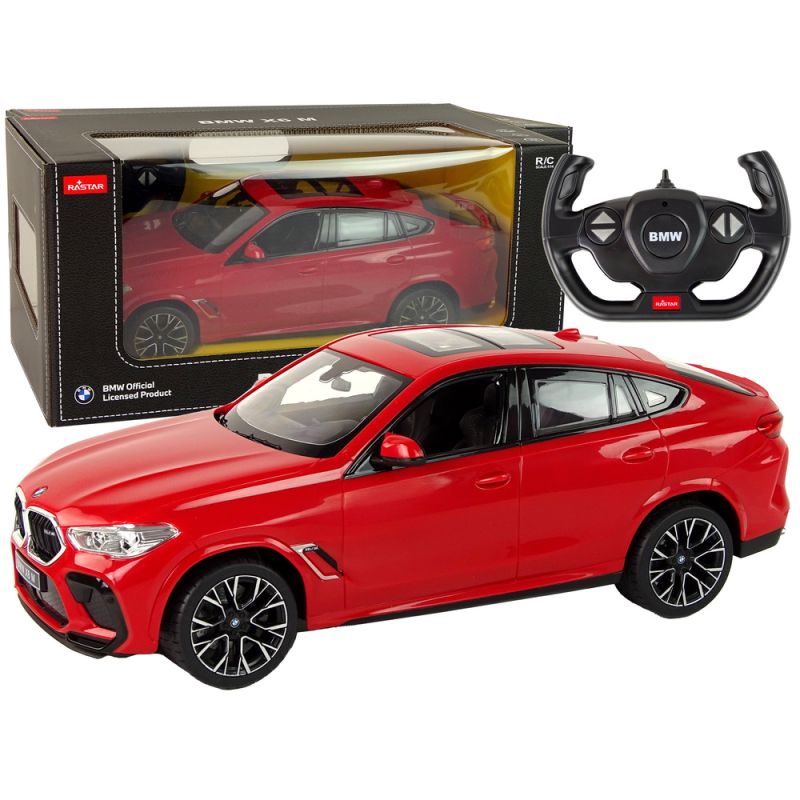 BMW X6 M teledirigido Rastar rojo 1:14