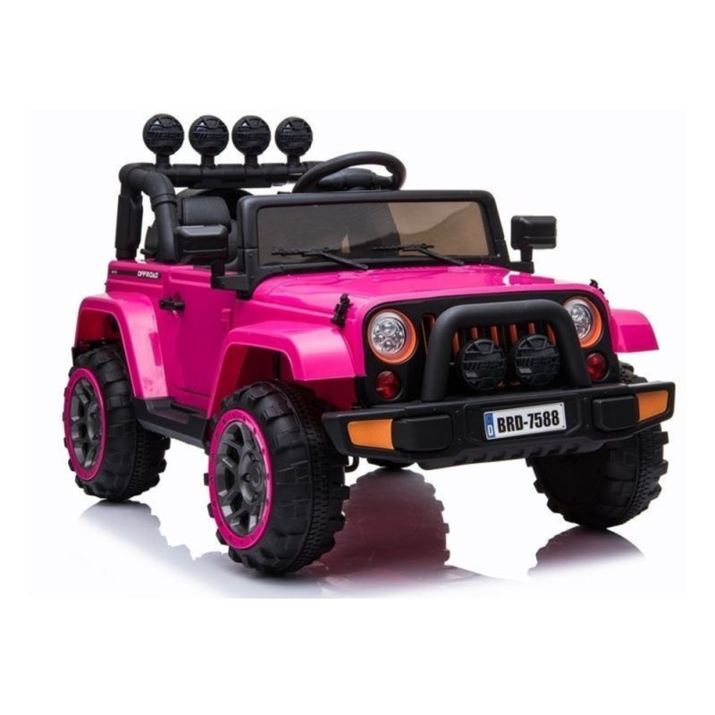 Coche eléctrico rosa BRD-7588 para paseos divertidos