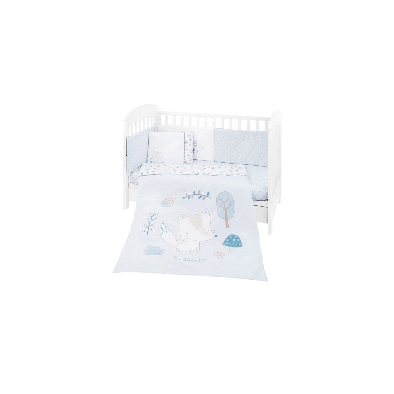 Juego de cama 6 piezas Kikkaboo Little Fox para bebé