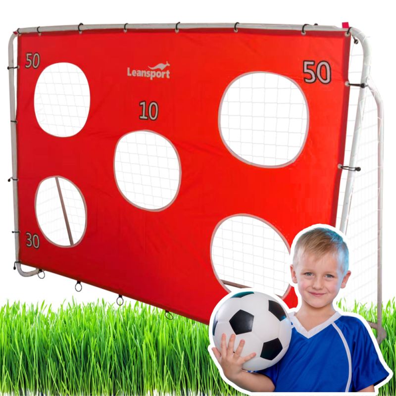 Portería de Fútbol con Mat de Objetivos 213x152x75cm