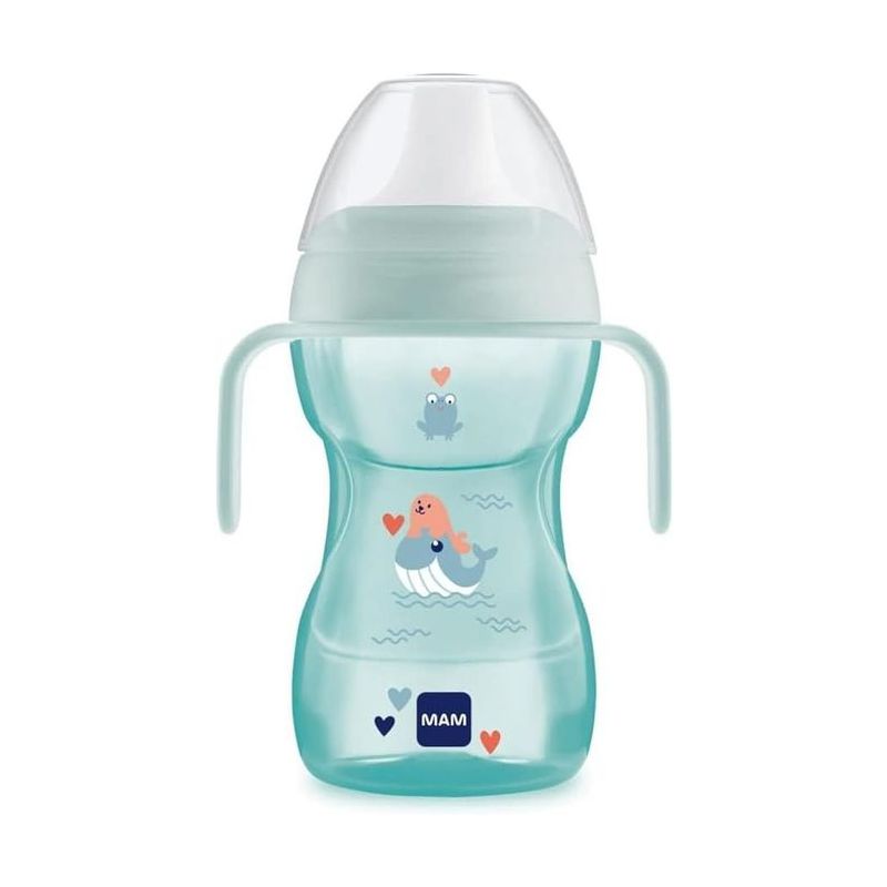 Taza Mam Baby Fun to Drink 270ml para Bebés - Azul