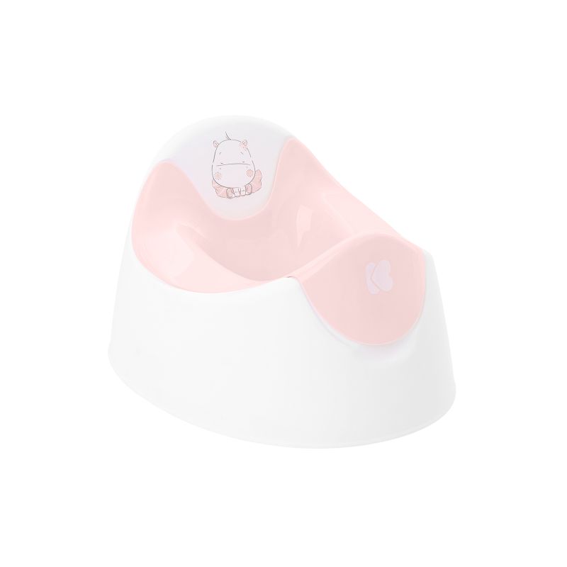 Orinal con tapa extraíble Hippo Rosa Kikkaboo - Comodidad y Estilo
