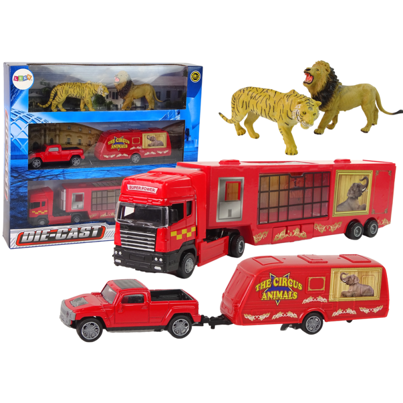 Set de Vehículos de Animales de Circo