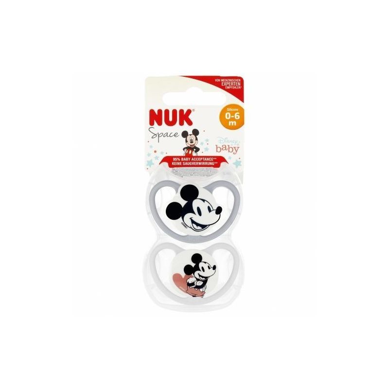Chupete de silicona Nuk Mickey Mouse 0-6 meses
