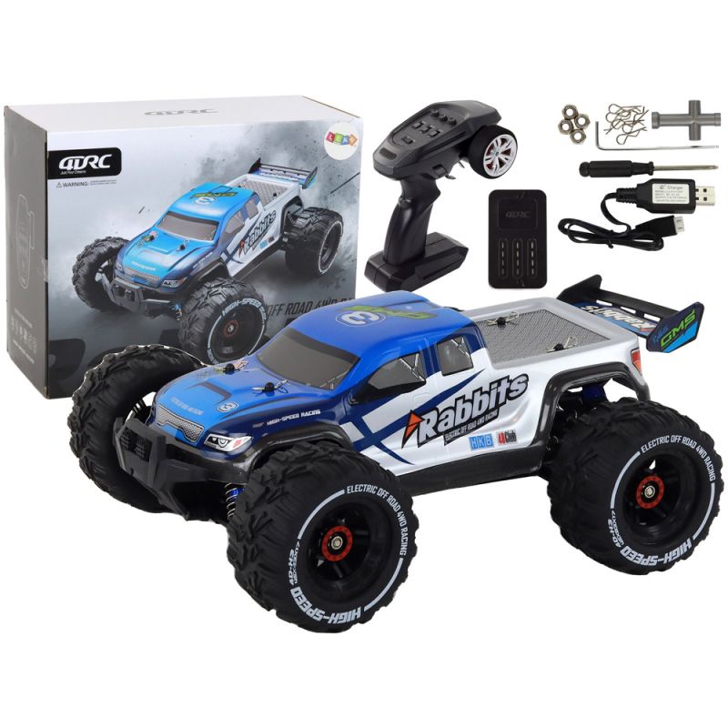 Coche RC Todoterreno Azul 4x4 2.4G