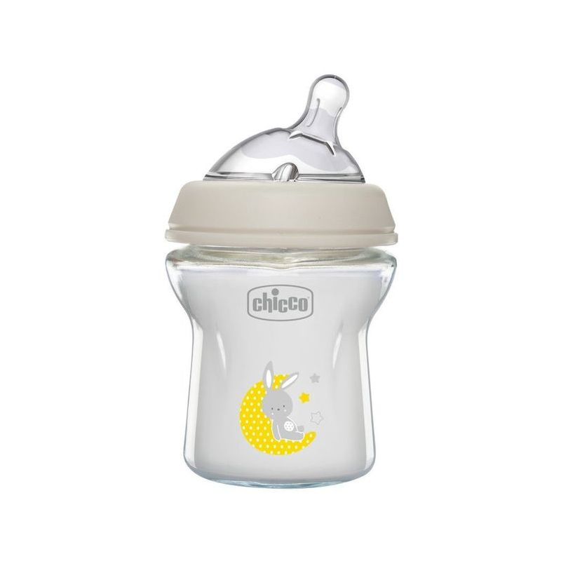 Biberón Chicco NaturalFeeling 150 ml de vidrio para bebés