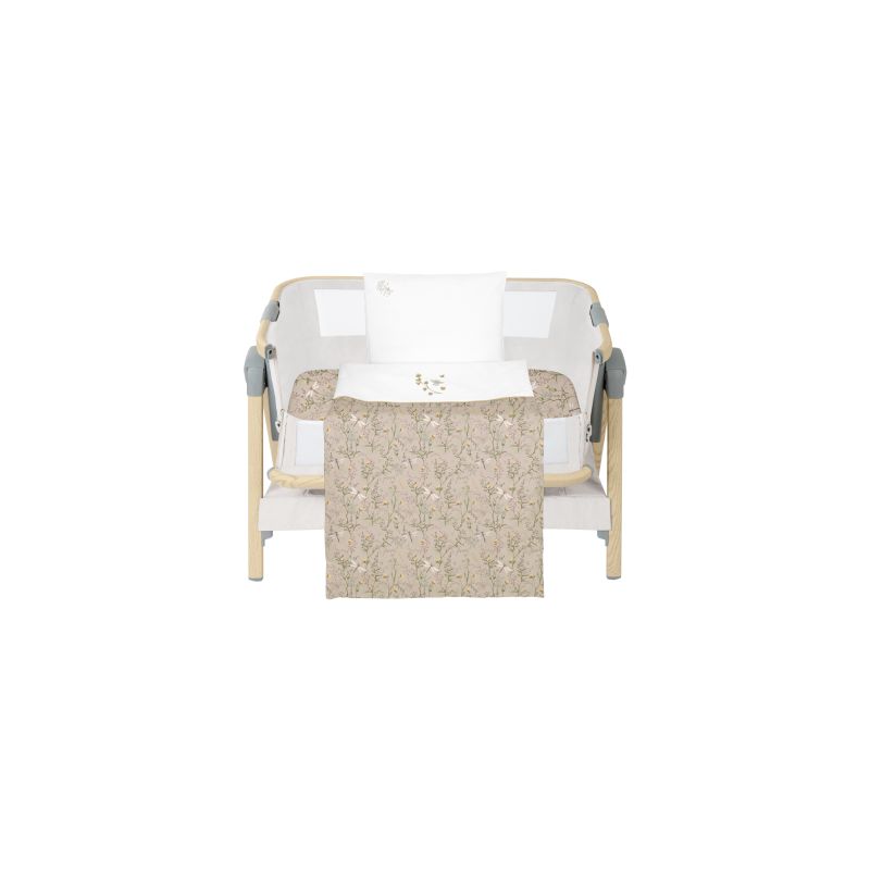 Juego de Cama Minicuna 3 piezas Secret Garden Beige Kikkaboo