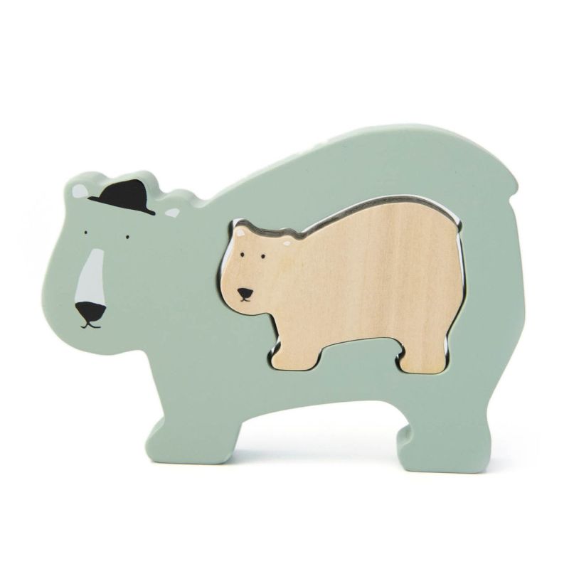 Rompecabezas de Madera Mr. Oso Polar Trixie para Bebés