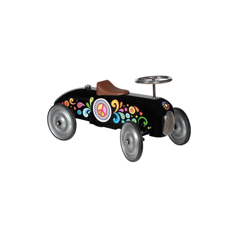 Correpasillos Bebé Retro de Metal y Plástico Negro goki66 73,5 cm [Goki]
