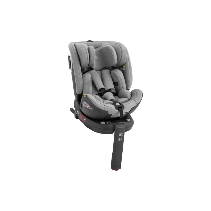 Silla de coche Kikkaboo i-Conic i-SIZE Gris Claro 40-150 cm