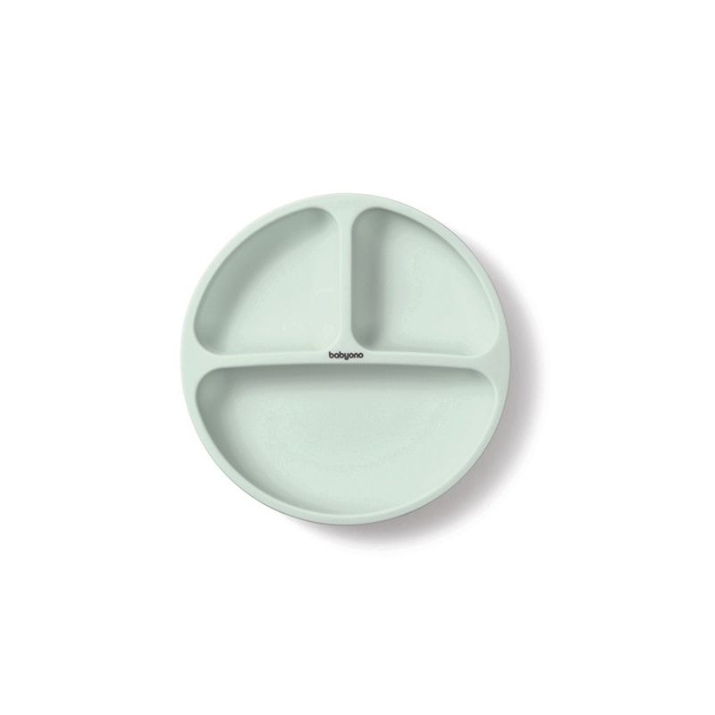 Plato de Silicona con Succión Babyono - Ideal para Bebés