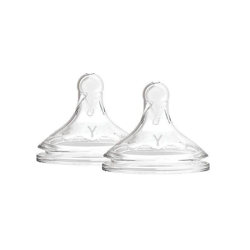 Tetina de Silicona Dr Brown's Y-Cut Wide-Neck 2-Pack