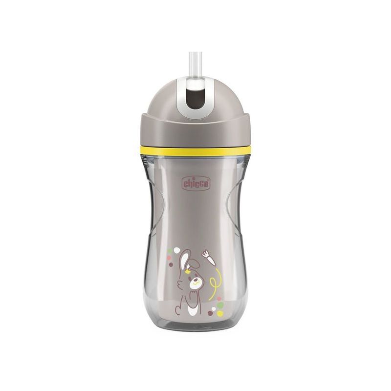 Taza Térmica Chicco 266ml con Popote para Bebés
