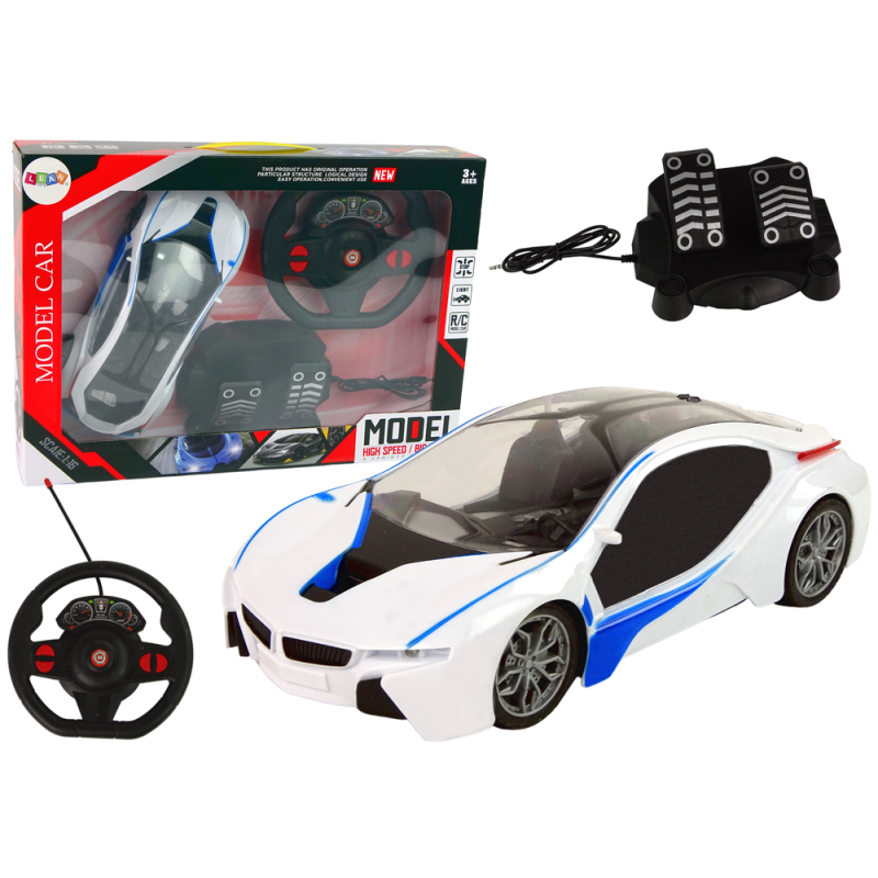 Coche de Control Remoto Súper Rápido con Pedales