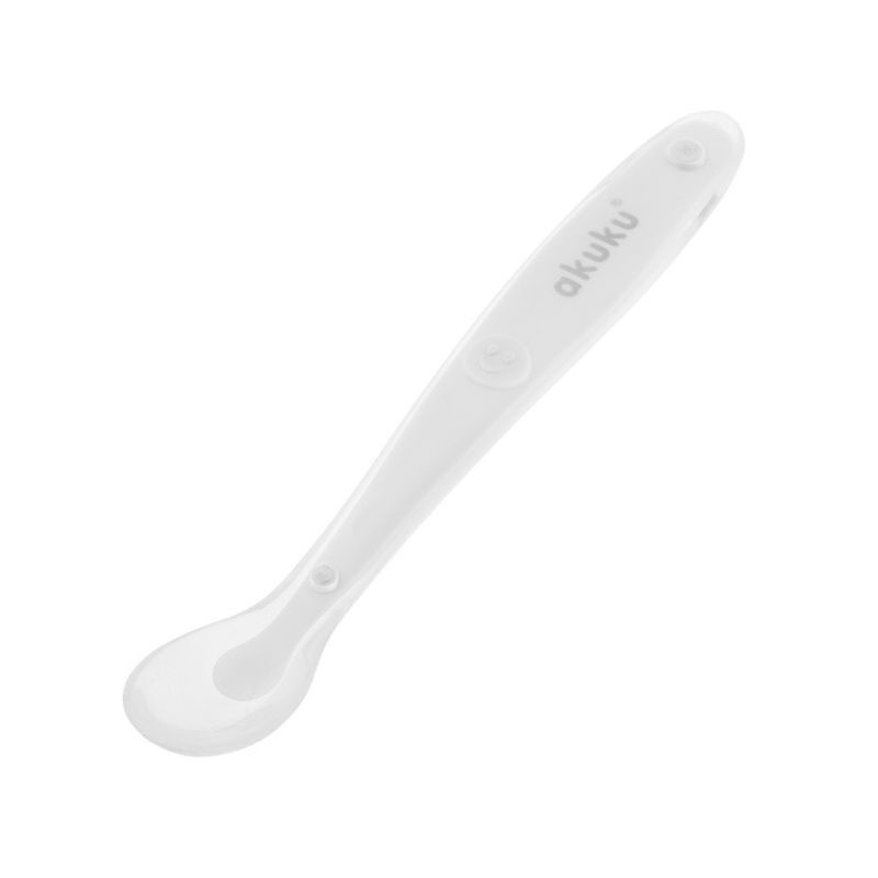 Cuchara de Silicona Akuku para Bebés - Alimentación Segura