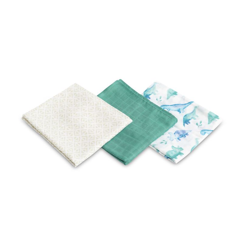 Pañales de Bambú Sensillo 3-Pack Dino Verde - Suave y Ecológico