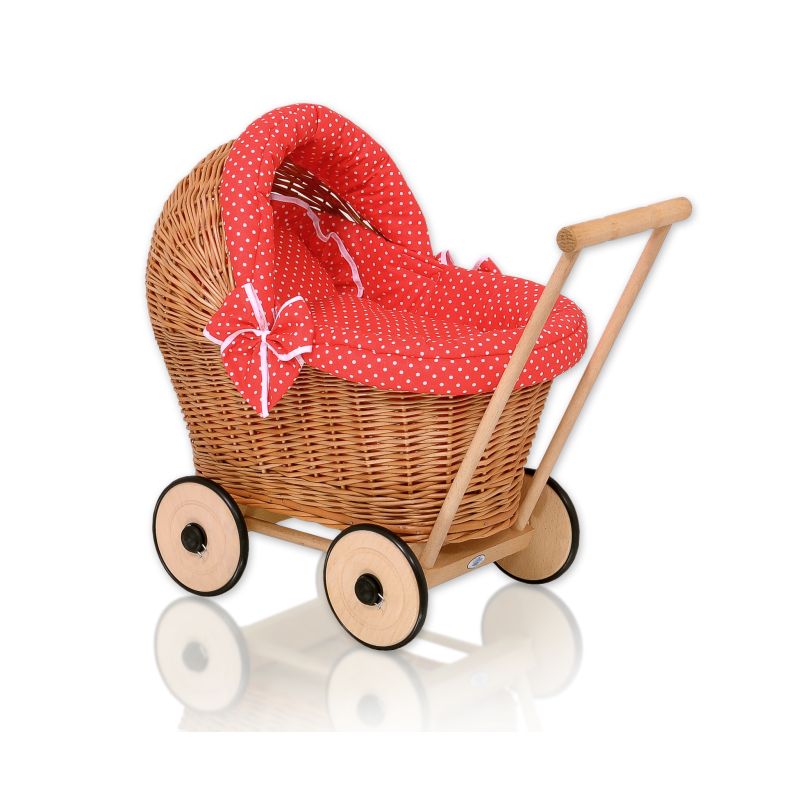 Carrito de Muñecas My Sweet Baby con Ropa de Cama Natural