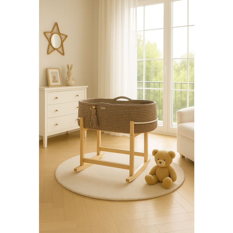 Moisés Boho My Sweet Baby - Cesta de Bebé Hecha a Mano