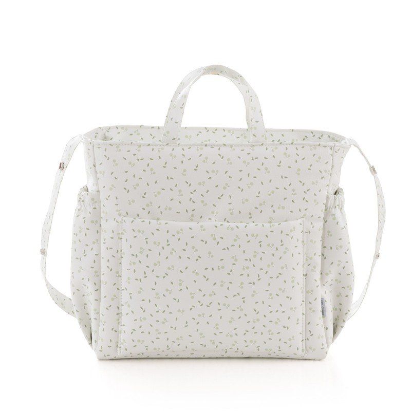 Bolso Maternal Pack Cherry Verde Agua 16x43x37 Cm - Cambrass