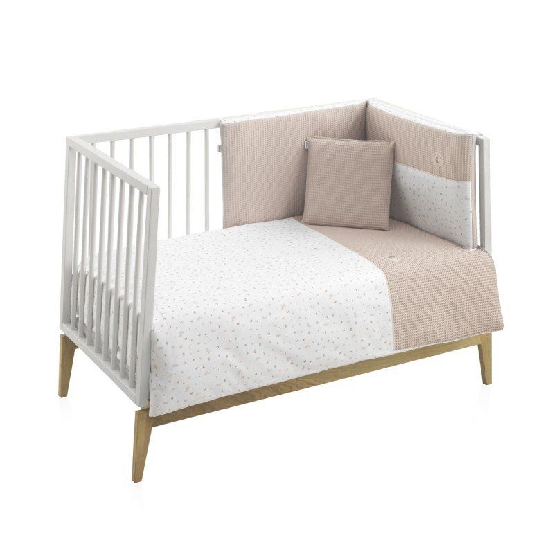 Jgo 2 Pcs.f.nordica Cuna 70 Rabbit Beige 110x170x3 Cm - Cambrass