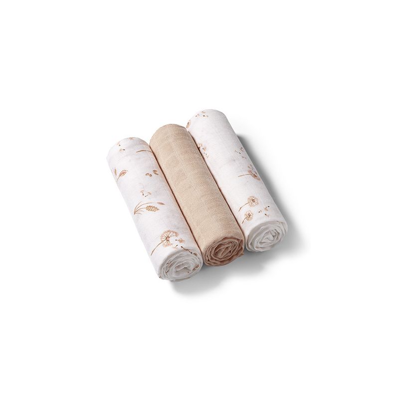 Pañales de Bambú Babyono 3 Piezas Beige - Suaves y Ecológicos
