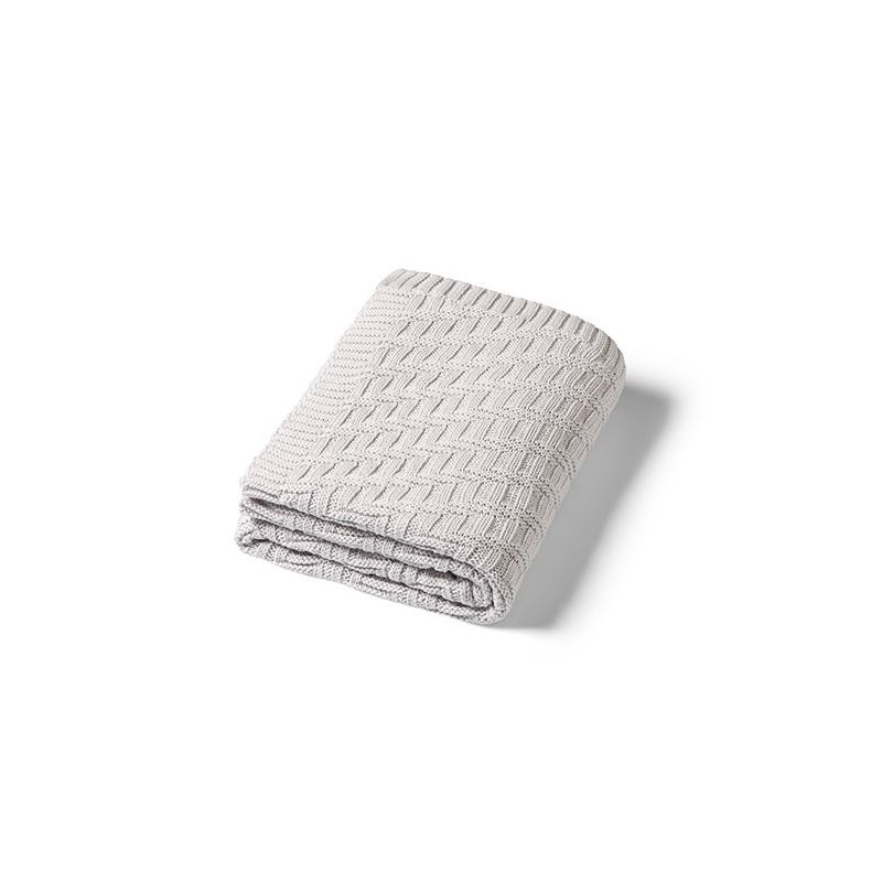 Manta de Algodón Orgánico Babyono para Bebé - Gris