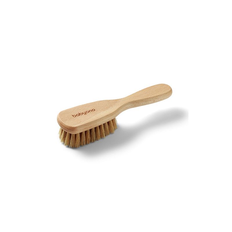 Cepillo de Cerdas Naturales Babyono para Bebés - Suave y Efectivo