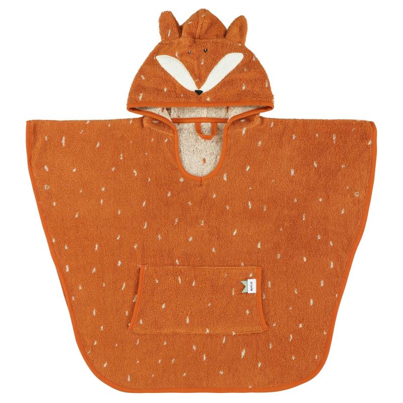 Poncho de Baño Mr. Fox Trixie - Suave y Divertido para Bebés