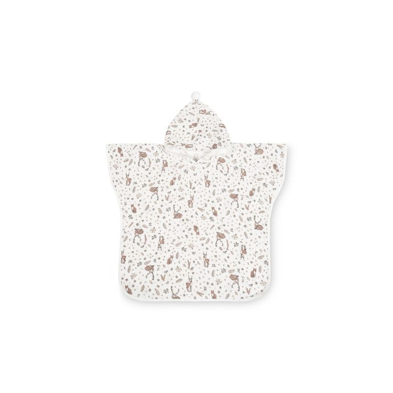 Poncho de Muselina para Bebé Sensillo - Bunnies White