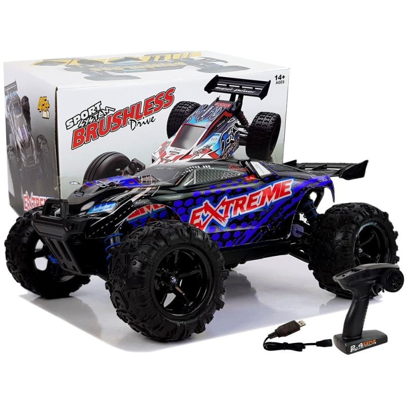 Coche de Rally Control Remoto 1:18 Azul ENOZE 9302E