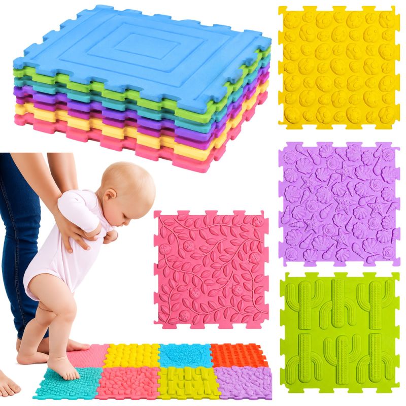 Puzzle Sensorial de Silicona para Niños Multicolor 25 cm