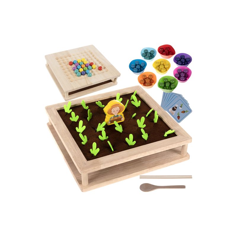 Puzzle de Madera Kruzzel - Juego 2 en 1 para Niños