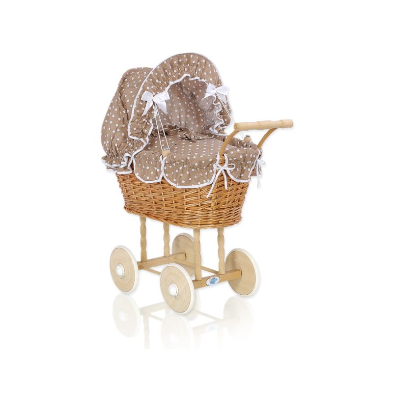 Carrito de Muñecas My Sweet Baby con Ropa Natural y Elegante