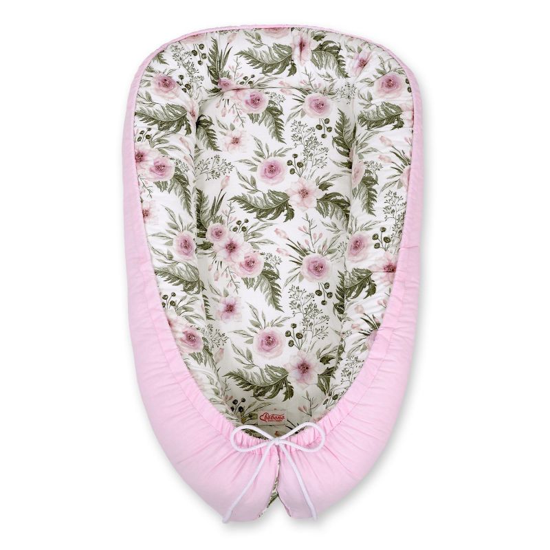 Cocoon Doble Cara Premium My Sweet Baby para Bebés - Flor de Peonía