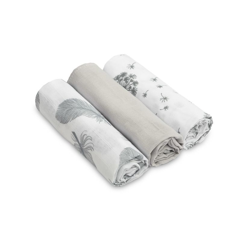 Pañales de Muselina 3-Pack Sensillo - Color Gris