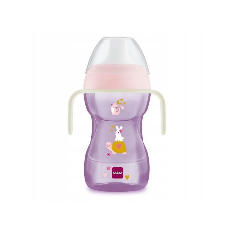 Taza de Bebé Mam baby Fun to Drink 270ml Rosa
