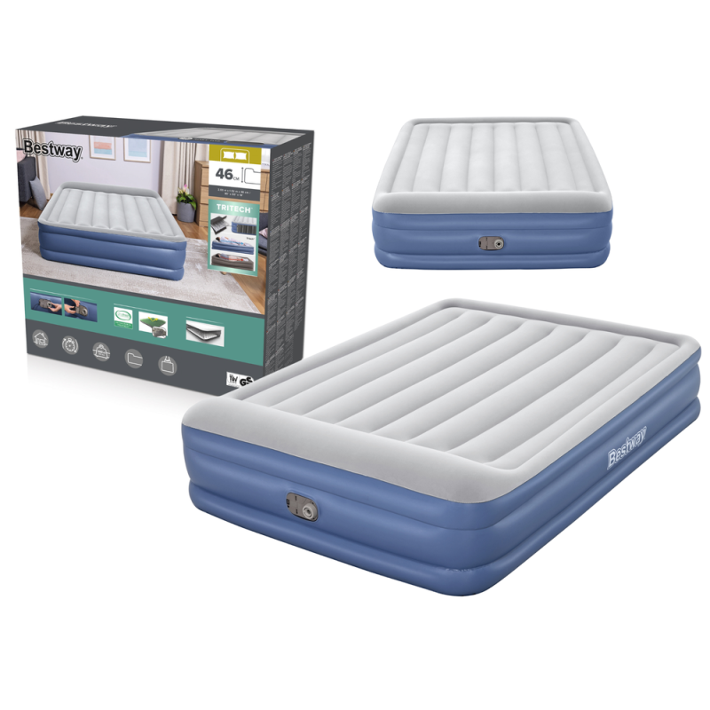 Colchón Inflable 203 x 152 x 46 cm Bestway 67630