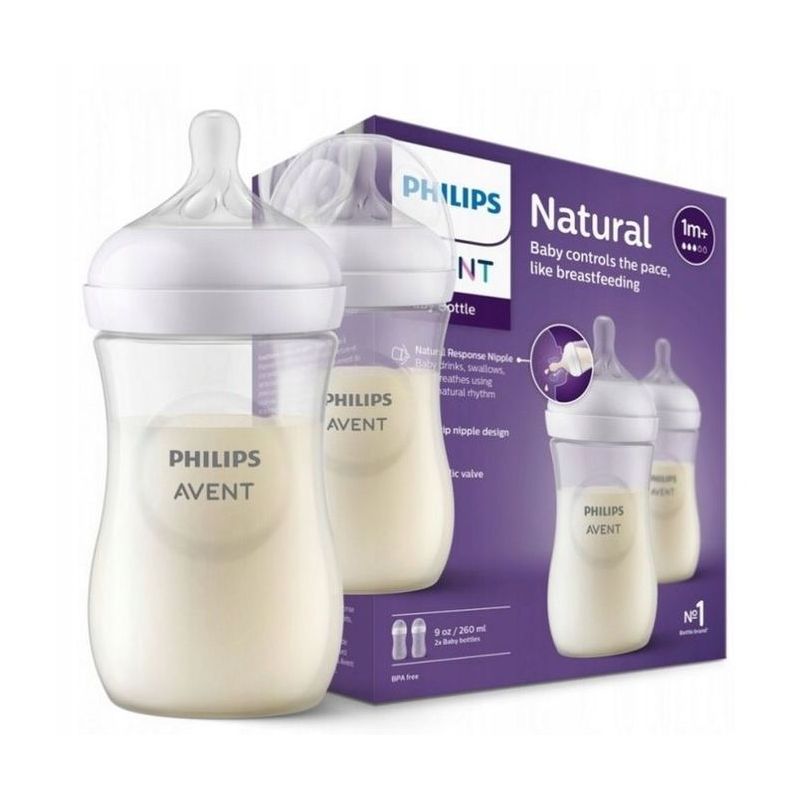 Biberones Philips Avent Natural Response 260ml - Set de 2