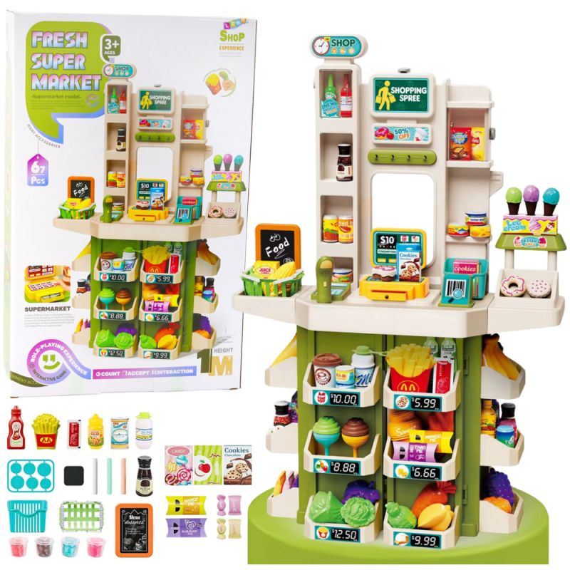 Supermercado Interactivo para Niños de 67 Piezas