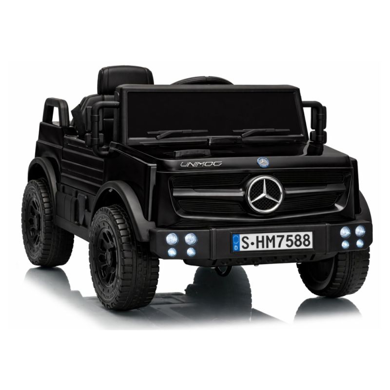 Coche eléctrico Mercedes Unimog HM7588 6V4Ah Negro